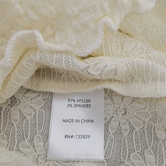 Tularosa Nikki Midi Dress in Warm White sz Small - Picture 5 of 6